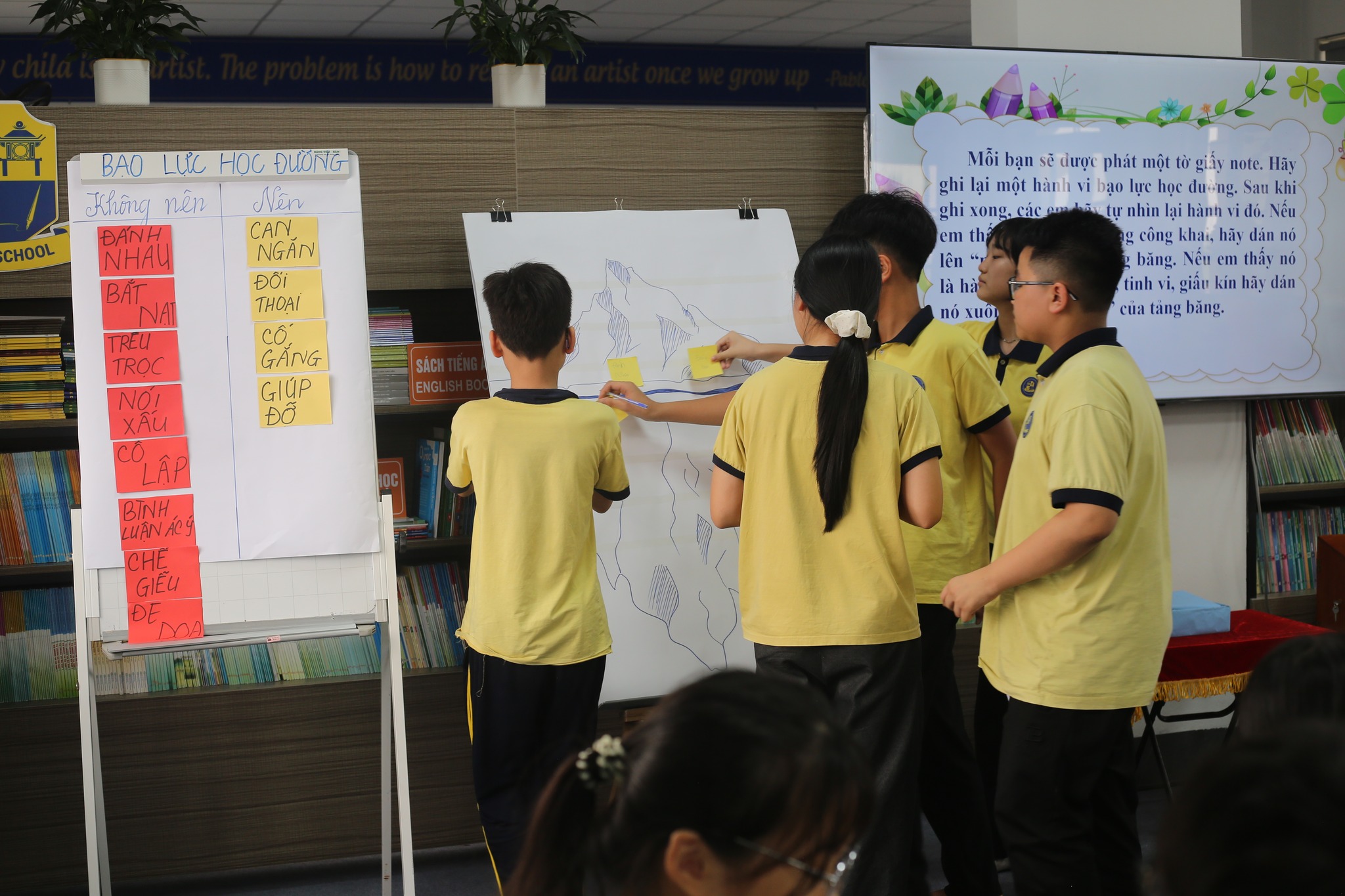 tảng băng trôi chống bạo lực học đường