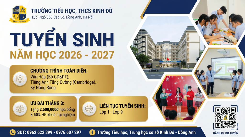 Trường Tiểu học, Trung học cơ sở Kinh Đô – Đông Anh